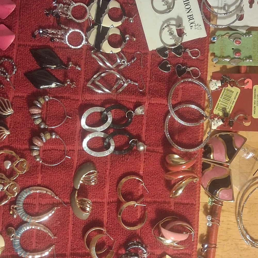 Fashion Bug Silver and Gold Earring Collection